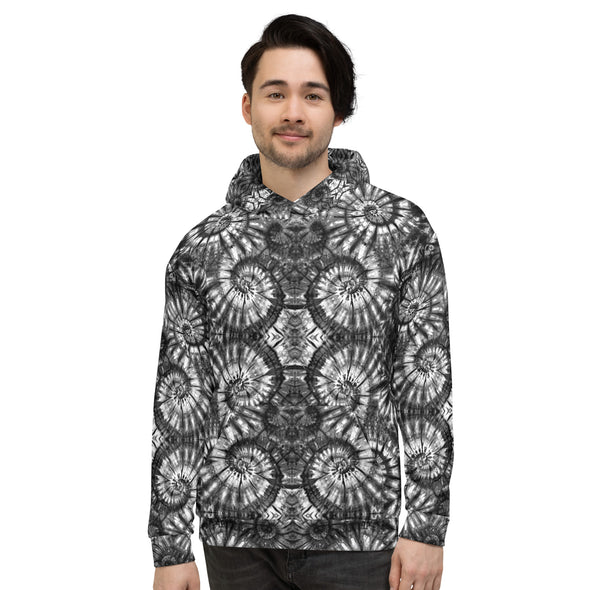 AUTUMN B/W ALL OVER PRINT HOODIE
