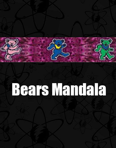 Croakies Suiters - Dancing Bears Mandala