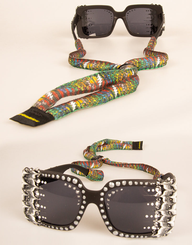Croakies Suiters - Dancing Skeletons Bolt Jammin