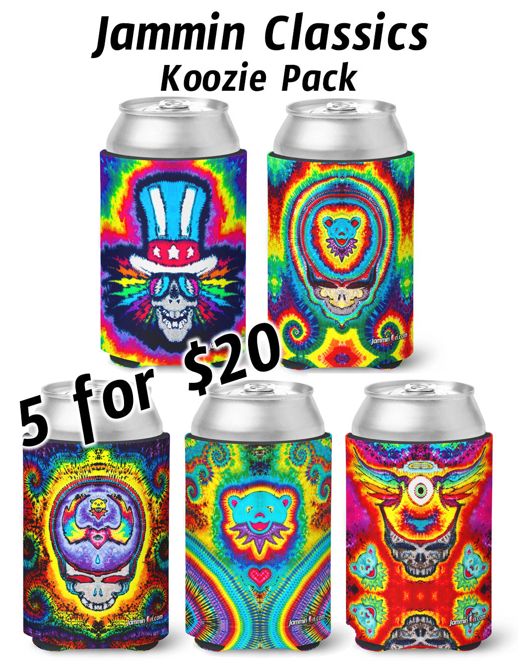 Koozie Pack - Jammin Classics – Jamminon.com