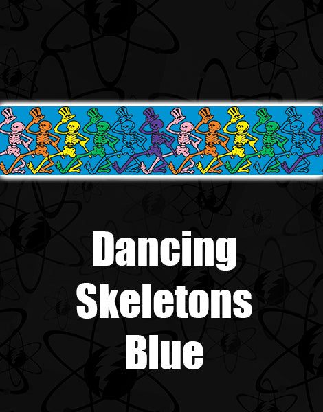 Croakies Suiters - Dancing Skeletons Blue