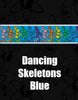 Croakies Suiters - Dancing Skeletons Blue