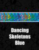 Croakies Suiters - Dancing Skeletons Blue