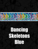 Croakies Suiters - Dancing Skeletons Blue/White