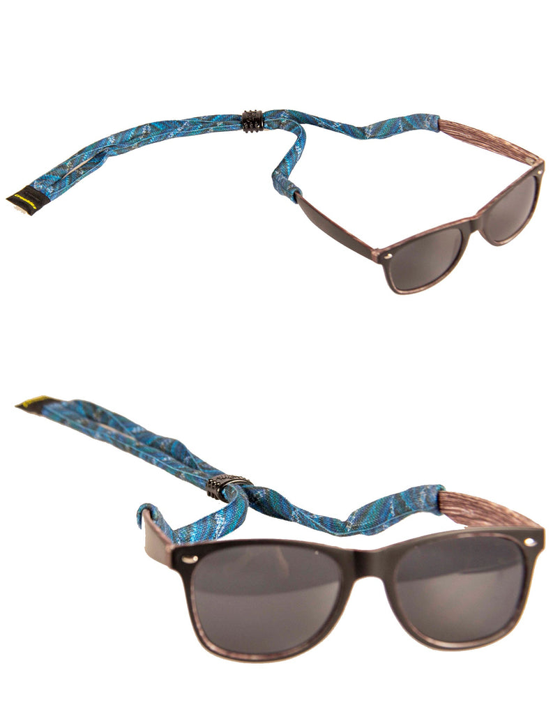 Croakies Suiters - Blue Bolts