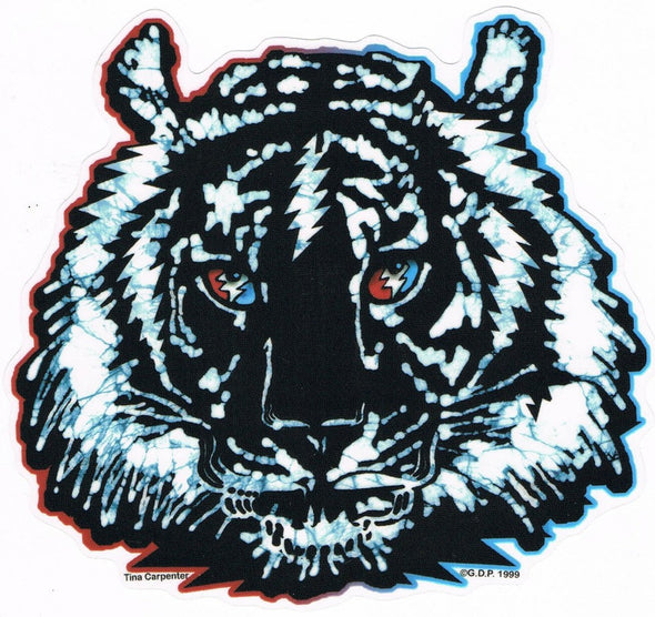 Grateful Dead Tiger Eyes Sticker 5.5"